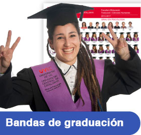 Bandas/becas de graduación de Cevebé Orles