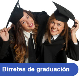 Birretes de graduación de Cevebé Orles